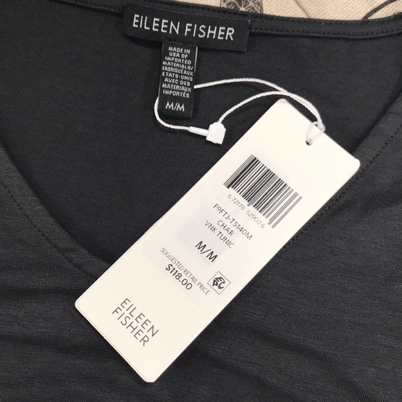 Eileen Fisher High-Low Tunic - Picture 4 of 5